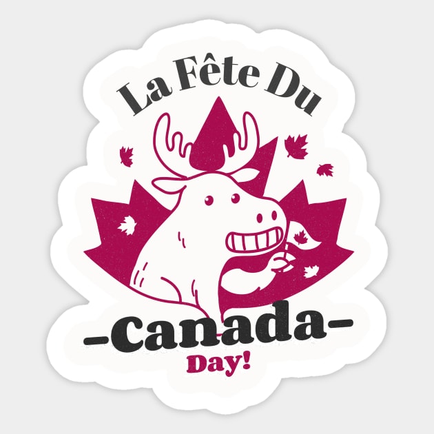 La Fete Du Canada Day Design Sticker by ArtPace